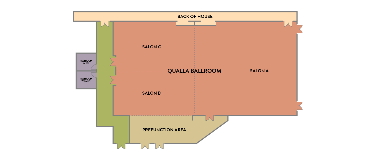 Qualla Ballroom Floor Plan
