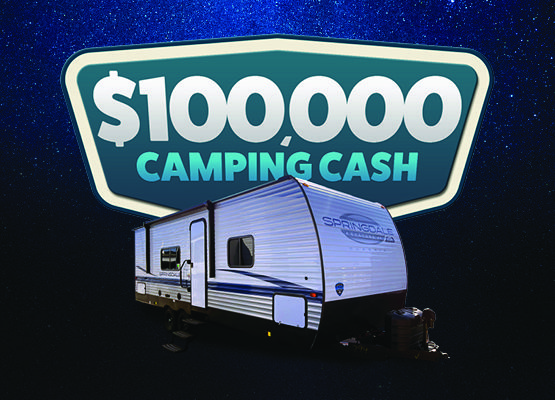 $100,000 Camping Cash