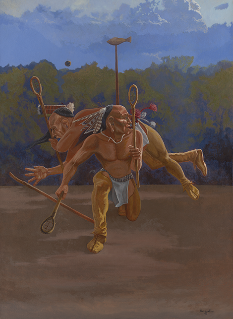 Stickball Spirit by Gebon Barnoski