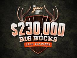 $230,000 Big Bucks Cash Drawing