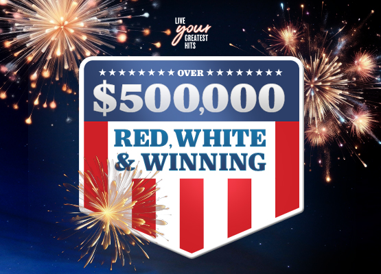 Over $500,000 Red, White, and Winning