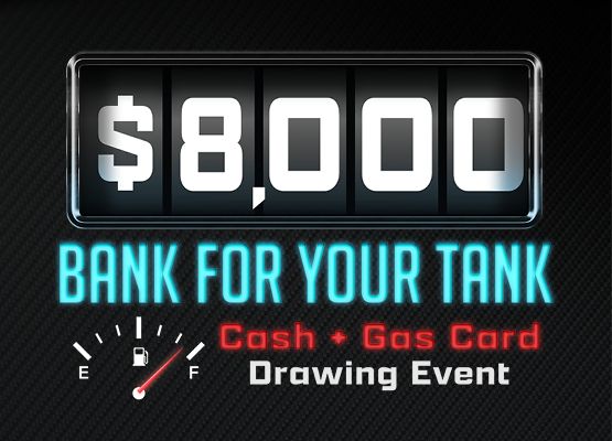 $8,000 Bank For Your Tank